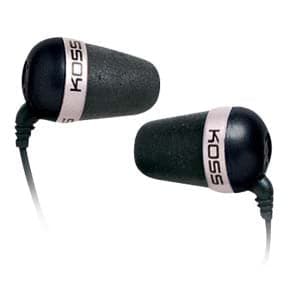 KOSS EAR BUD HEADPHONE BLACK