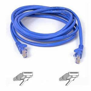 1FT CAT5E BLUE PATCH CORD SNAGLESS ROHS