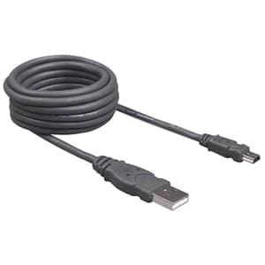 6FT USB A/MINI 5PB POWER/DATA PRO CABLE