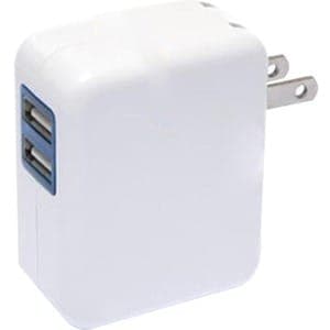 2PORT 2.1A WALL CHARGER FOR APPLE IPHONE IPAD IPOD SAMSUNG
