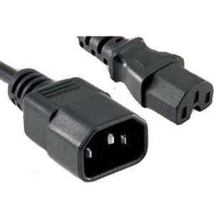 10FT BLACK C14 TO C15 POWER EXTENSION CORD