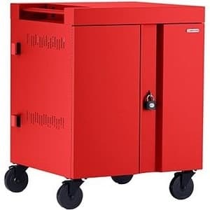 CUBE CHARGE CART 16 AC RED FIN 16 DEVICES BACK PANEL 1.4INW SLOTS