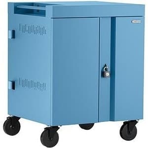 CUBE CHARGE CART 32 AC SKYBLUE 32 DEVICES BACK PANEL 1.4INW SLOTS