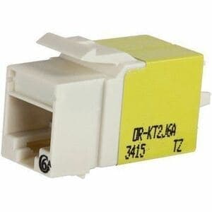 KT2 KEYSTONE CAT6A JACK FOG WHT
