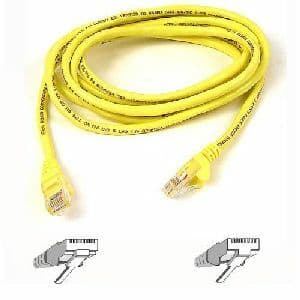 CABLE CAT5E UTP RJ45M/M 8 YLW PATCH