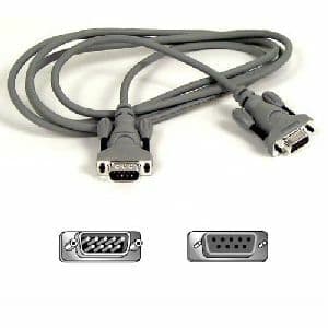 10FT SERIAL MSE/PC MTR EXT CBL DB9M/DB9F W/TS