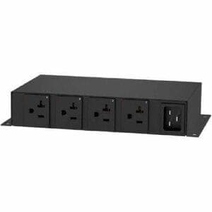 1PH 120V4OULETS  NEMA 5-20R INPUT NEMA 5-15P 1U