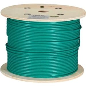 1000FT CAT6A GREEN STRANDED UTP 650MHZ CM PVC POE BULK CABLE