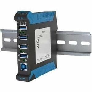 IH-304-USB HUB 4 PORTS USB 3.0 DIN RAIL MOUNT