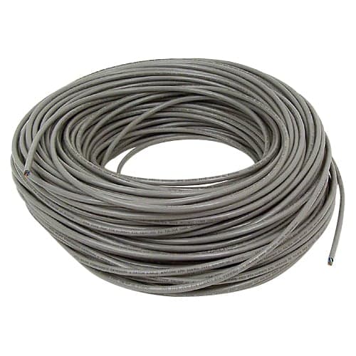 250FT BULK CAT5E GRAY PVC PATCH CORD STRANDED 24AWG ROHS