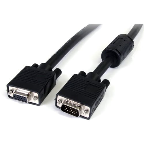 15FT COAX VGA MONITOR EXTENSION CABLE HD15 M/F