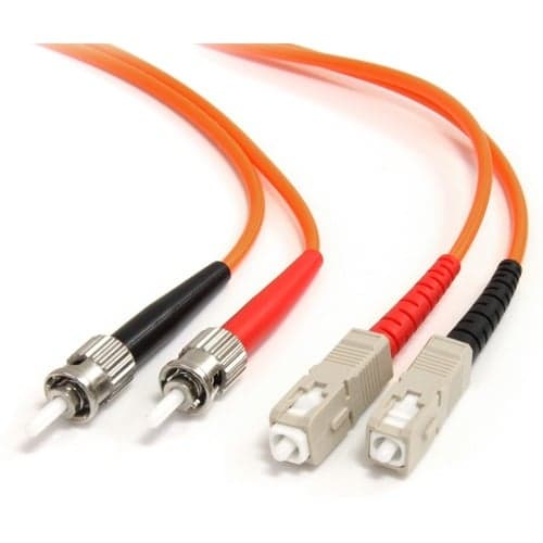 1M MULTIMODE FIBER OPTIC CABLE OM1 ST/SC 10G LSZH FIBER CABLE