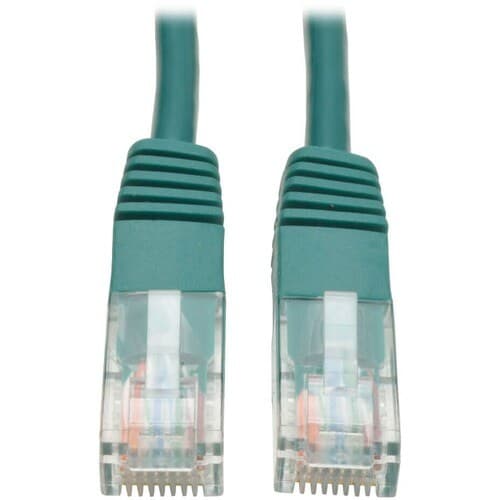 7FT CAT5E GREEN PATCH CABLE CAT5 MOLDED RJ45 M/M 350MHZ PVC UTP