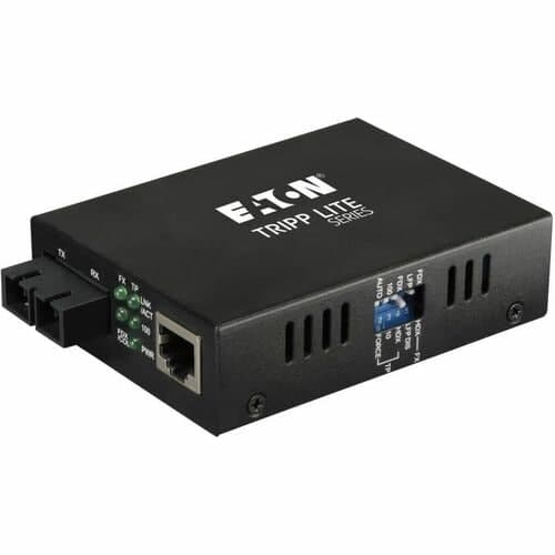 FIBER OPTIC 10/100BASET TO 100BASEFX-SC MEDIA CONVERTER