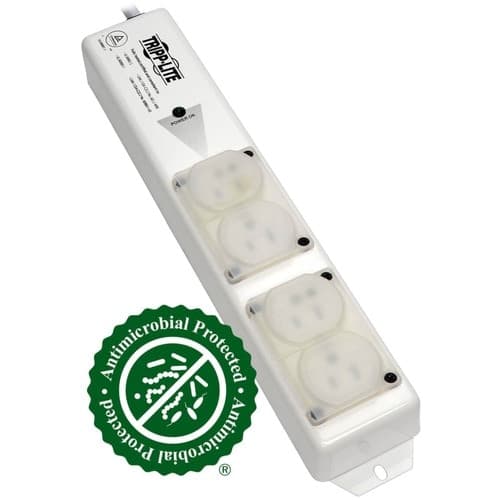 4 OUTLET MEDICAL HG POWER STRIP HOSPITAL PATIENT CARE 15FT CORD 15A