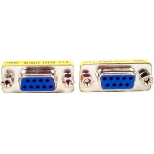 SLIMLINE DB9 GENDER CHANGER DB-9F DB-9F