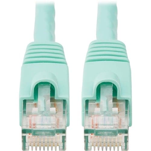 25FT CAT6 CAT6A PATCH CABLE 10G AUGMENTED SNAGLESS RJ45 M/M AQUA