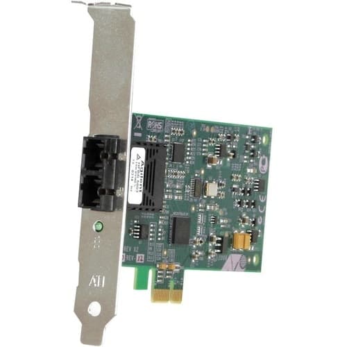 NIC 100FX/ST PCIE TAA ROHS LP  STD BRACKET INCL