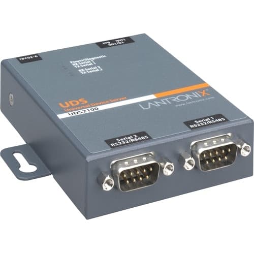 UDS2100 DEVICE SERVER INTL PS 2PRT 10/100 RS232/422/485 INTL PS