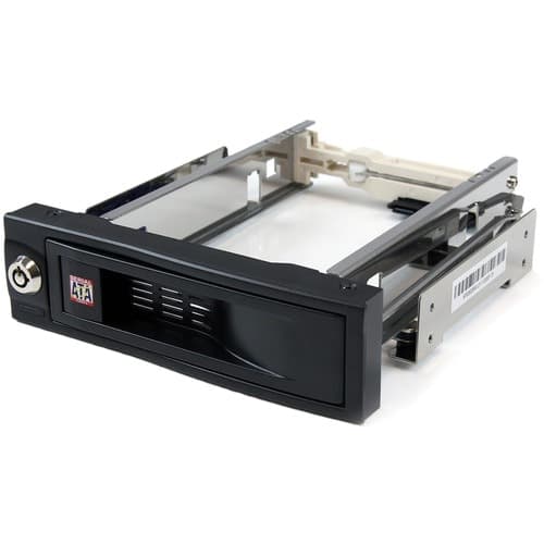 SATA HOT SWAP BAY MOBILE RACK 3.5IN HDD 5.25 BAY TRAYLESS ADAPTER