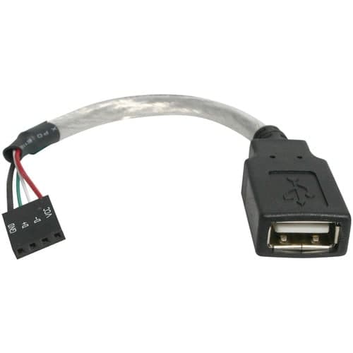 6IN USB HEADER ADAPTER CABLE USB 2.0 MOTHERBOARD HEADER CORD