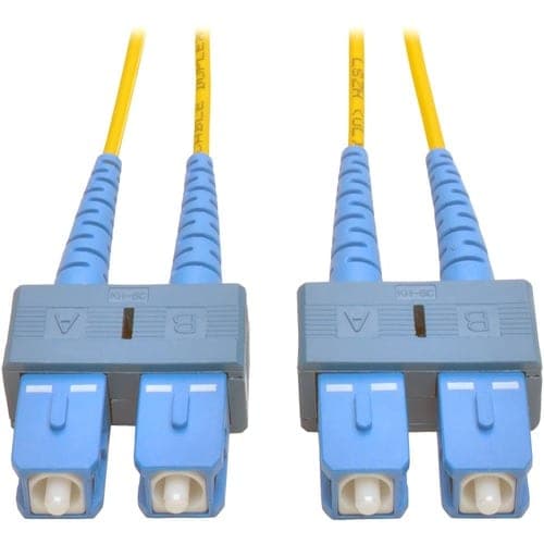 5M DUPLEX FIBER SMF SC/SC 8.3/125 PATCH CABLE