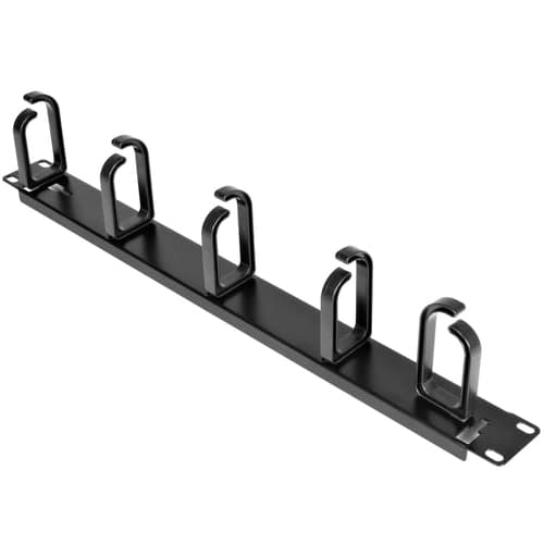 1U CABLE MANAGEMENT DUCT D-RING SERVER RACK HORIZONTAL ORGANIZER