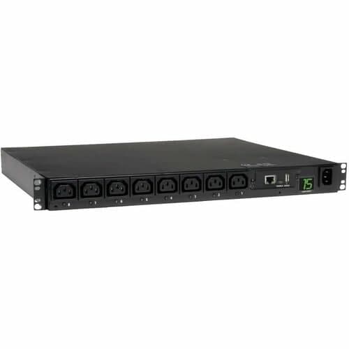 PDU SWITCHED 2.3-2.9KW 200-240V 10/12A 8 C13 C14 6.5FT CORD 1U RM