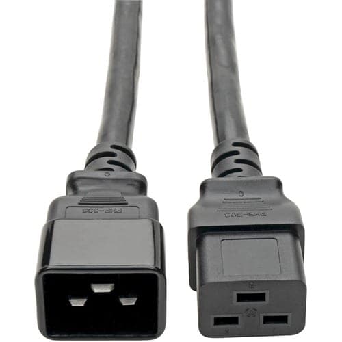 2FT POWER EXTENSION CORD 12AWG 20A C19 TO C20 HEAVY DUTY