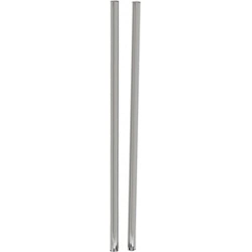 SET OF 84IN CHROME POLES