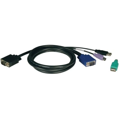 10FT USB/PS2 KVM CABLE KIT B040 / B042 KVM SWITCH SERIES