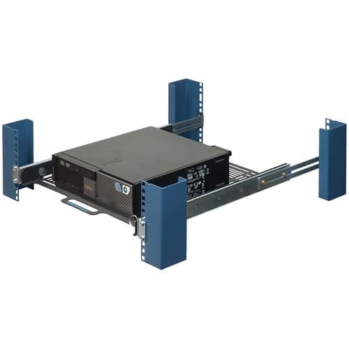 4POST 20IN SLIDING SHELF LIGHT DUTY 45LB CAPACITY SHALLOW DEPTH