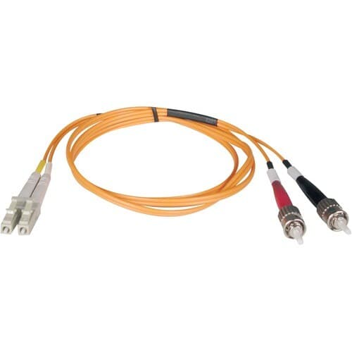 50M DUPLEX MULTIMODE FIBER 62.5/125 PATCH CABLE LC/ST 164FT