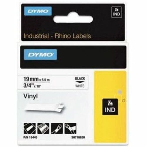 RHINOPRO 3/4IN WHITE VINYL TAPE CARTRIDGE