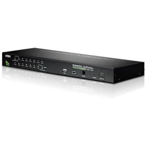 16PORT PS/2 USB CS1716A KVM SWITCH 1U RM W/ CABLES