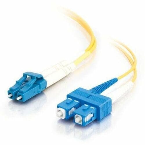 7M FIBER LC/SC SMF 9/125 DUPLEX YELLOW PATCH CABLE