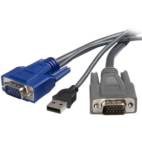 6FT AUDIO USB VGA KVM CABLE KVM CONSOLE USB AUDIO VIDEO CORD