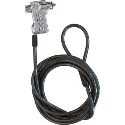 4 DIGIT COMBINATION CABLE LOCK FITS STANDARD LOCK SLOTS