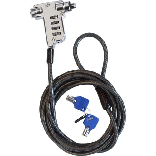 MASTER KEY COMBO CABLE LOCK COMBO AND KEY LAPTOP LOCK STD