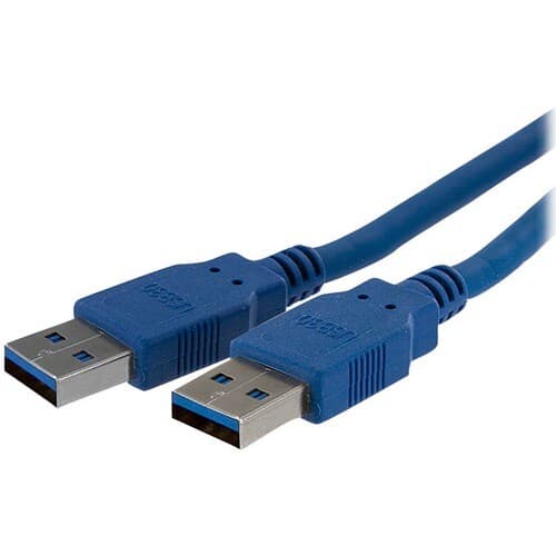 6FT USB 3.0 CABLE TYPE A BLUE USB-A CABLE MALE TO MALE