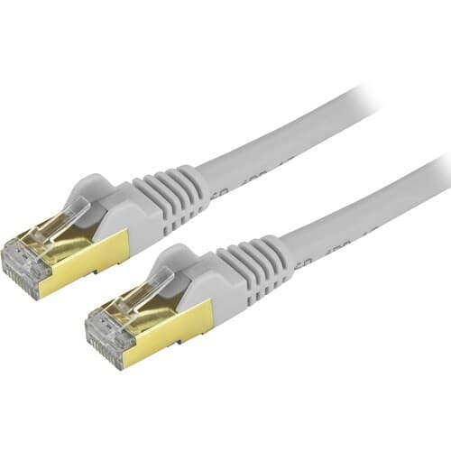 14FT GREY CAT6A ETHERNET CABLE SNAGLESS RJ45 UTP PATCH CABLE CORD