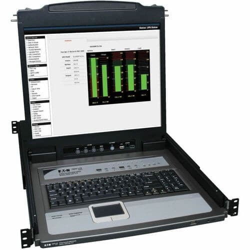 8PORT KVM RACK CONSOLE 19 LCD 1U KEYBOARD PS/2 USB CABLE KIT