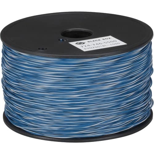 CROSS-CONNECT WIRE 1-PAIR WHITE /BLUE WITH BLUE 1000-FT. SPOOL