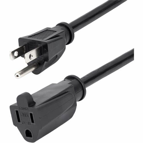 6FT POWER EXTENSION CORD NEMA 5-15R TO 5-15P COMPUTER POWER CORD