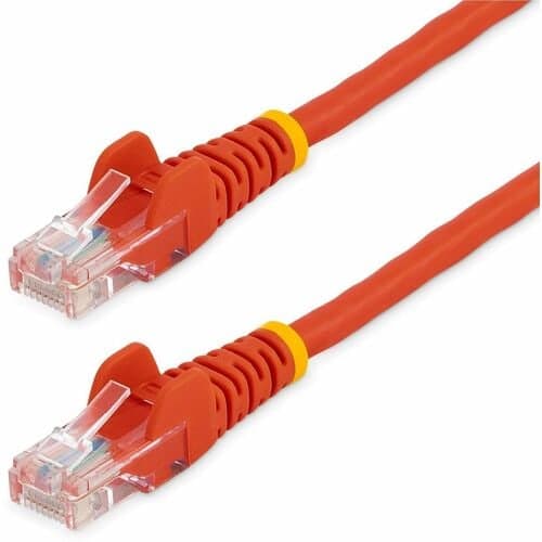 30FT RED CAT5E CABLE SNAGLESS ETHERNET CABLE GIGABIT LAN RJ45