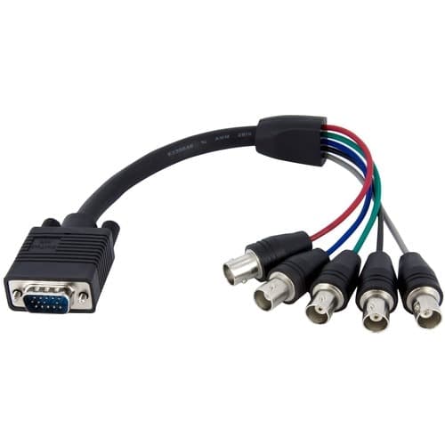 MONITOR CABLE VGA TO 5 BNC HD15 TO BNC RGBHV
