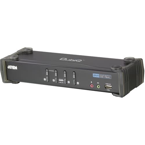 4PORT DVI KVMP WITH USB 2.0 PERIPHERAL SHARING