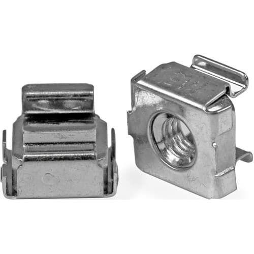 M6 CAGE NUTS SILVER MOUNTING 50 PACK SERVER RACK CABINET NUTS