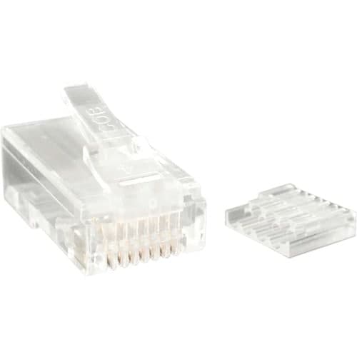CAT6 MODULAR ETHERNET PLUGS RJ45 STRANDED WIRE 50 PACK
