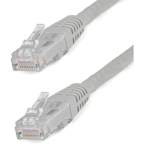 50FT GRAY CAT6 ETHERNET CABLE RJ45 UTP PATCH CABLE GIGABIT LAN